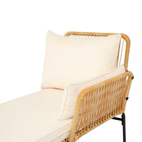 LuneluX_Home – 3-Piece Outdoor Patio Wicker Set with Thick Cushions