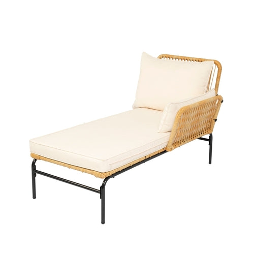 LuneluX_Home – 3-Piece Outdoor Patio Wicker Set with Thick Cushions