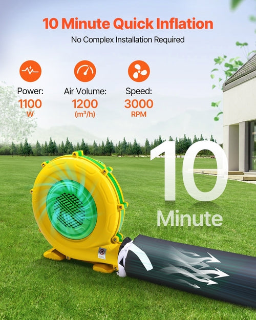 Inflatable Nightclub, 8 x 6 x 4 m Inflatable Party Tent with 1100W
