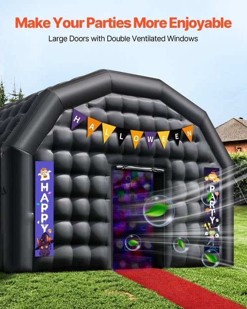 Inflatable Nightclub, 8 x 6 x 4 m Inflatable Party Tent with 1100W
